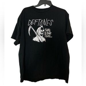 Vintage Deftones This is Our Time Tee Top T-shirt Black White Extra Large